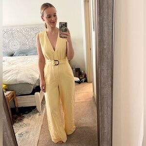 Fame and Partners wide leg jumpsuit, worn once! Us size 2, fits like sz 4